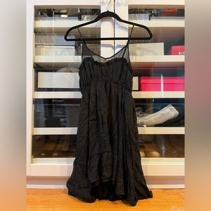 Semi formal causal black dress